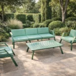 Outdoor Sofa Set Furniture 7492-5 Green