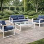 Outdoor Sofa Set Furniture 190813-4F White+ Grey
