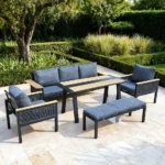 Outdoor Sofa Set Furniture 23A1088 Grey