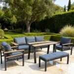Outdoor Sofa Set Furniture 23A1090 Grey