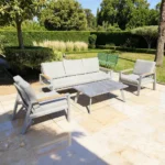 Outdoor Sofa Set Furniture 7806 Greige+Light Grey