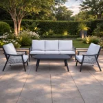 Outdoor Sofa Set Furniture 207-5 Grey