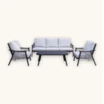 Outdoor Sofa Set Furniture 207-5 Grey - Image 2
