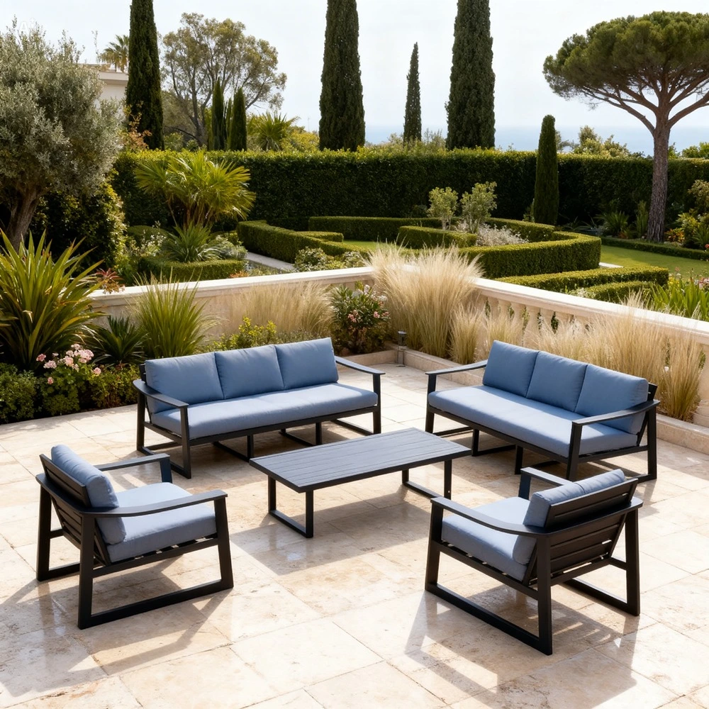 70101FUR0298_0-2-1.webp Outdoor Sofa Set FF 61685/8 Grey - Image 1