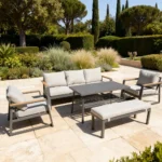 Outdoor Sofa Set FF 7491/5-Bench Grey