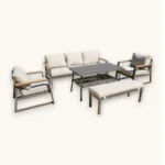 Outdoor Sofa Set FF 7491/5-Bench Grey - Image 2
