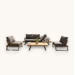 Outdoor Sofa Set FF SJ80-5 Grey - Image 2