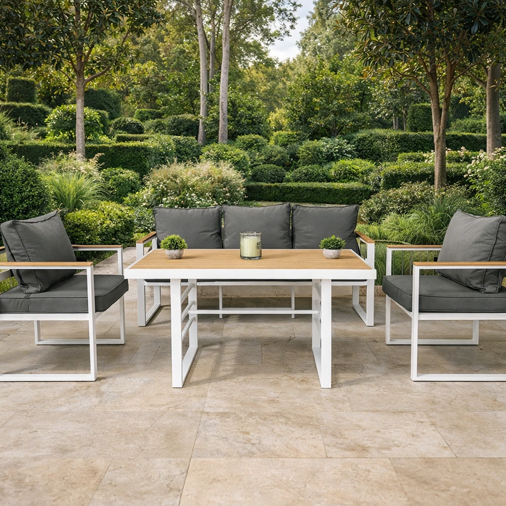 70101FUR0318_0-2-1.webp Outdoor Sofa Set Furniture H200-5 White - Image 1