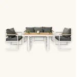 Outdoor Sofa Set Furniture H200-5 White - Image 2