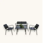 Outdoor Sofa Set Furniture MS301 Grey - Image 2