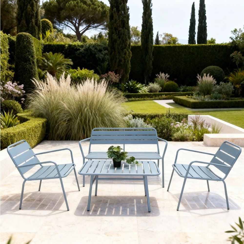 70101FUR0325_0-1-1.webp Outdoor Sofa Set Furniture MS301 Blue - Image 1