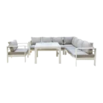 Outd Sofa Set Furniture 9519/5 WH +Cush Light Grey - Image 2