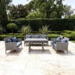 Outdoor Sofa Set Furniture 614001/C Grey+Cush Grey