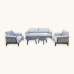 Outdoor Sofa Set Furniture Melody Grey - Image 2