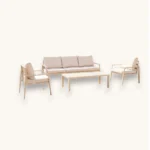 Outdoor Sofa Set Furniture H294-BE Beige - Image 2