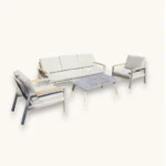 Outdoor Sofa Set Furniture 7806 Greige+Light Grey - Image 2
