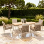 Dining Set Furniture G24-089 Champagne