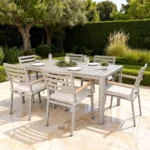 Dining Set Furniture HT9246 Champagne