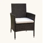 Chair Furniture 9392 Brown + Cushion Beige - Image 2