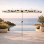 Umbrella Furniture RXC010 Grey Frame+Grey Fabric