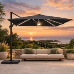 Umbrella Furniture RXA024L Grey Led 3*3 - Image 4