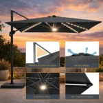 Umbrella Furniture RXA024L Grey Led 3*3 - Image 2