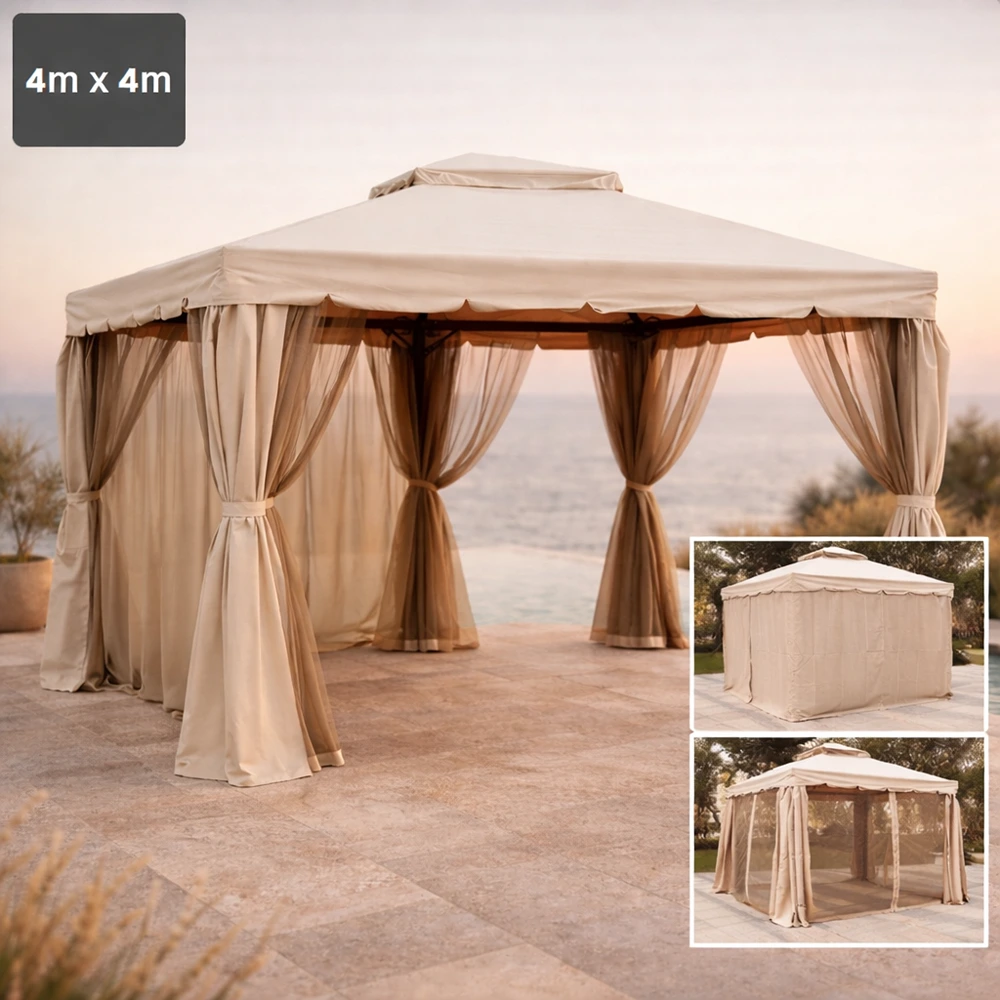 70205FUR0001_1-1.webp Gazebo Furniture 9027-4*4 Camel - Image 1