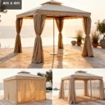 Gazebo Furniture 9027-3*3 Camel - Image 2