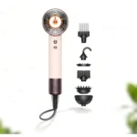 Supersonic Nural Dyson Ceramic Pink Curly to Coily