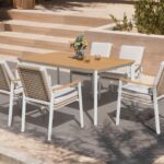 Outdoor Dining Set AF Reisling 1+6 1783