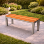 Bench BT Vertical Legs Cappuccino