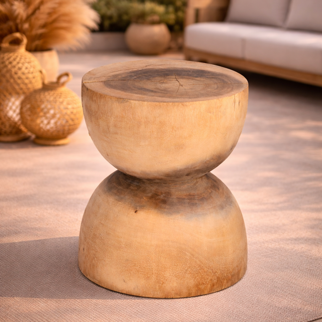 70110DI00023.png Stool DI DF24-95 Natural Solid Wood - Image 1