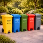 Garbage Bin Panda Plast 70L PEDALED 102007