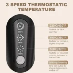 Wireless Hair Straightening Comb Hyundai HC-204 BK - Image 3