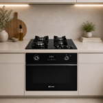 Set Tecnogas FN2K66G3B/1+PN60GVF4FGVB Black Glass