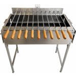 Electrical Charcoal Barbecue Stainless Steel+Stand - Image 2