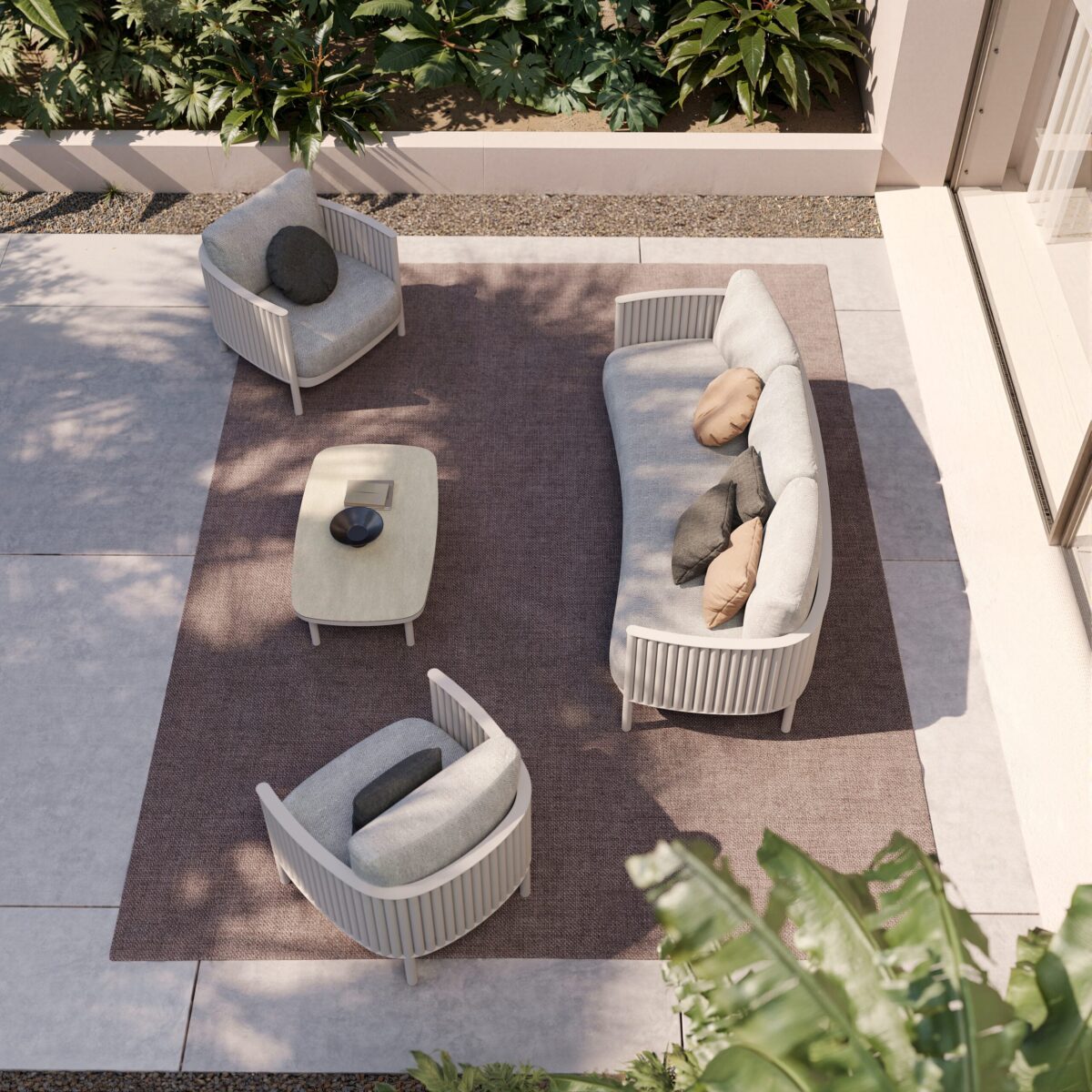 Outdoor Sofa Set AF Wavy 5S - Image 2