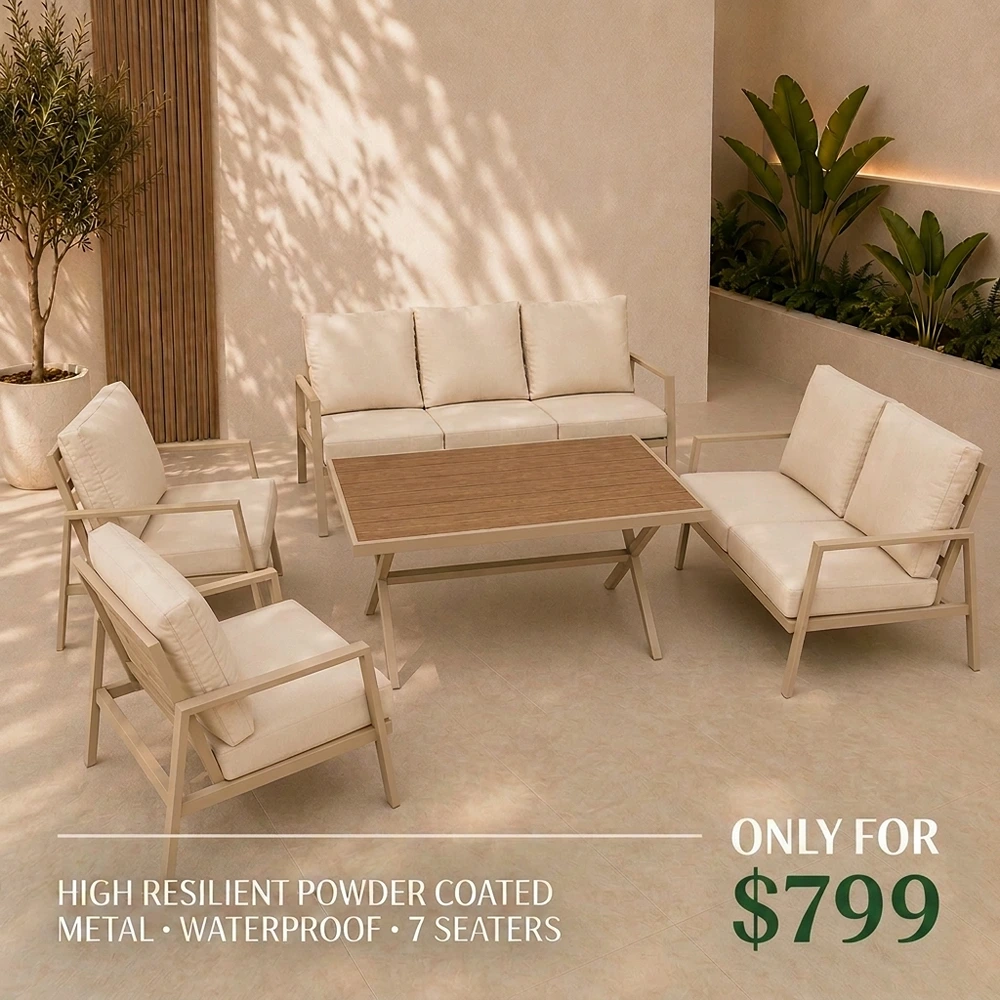 70101HF00072.webp Outdoor Sofa Set HF RBM-18238-CHAMP - Image 1