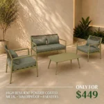 Outdoor Sofa Set HF RM-2510-GREEN