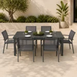 Outdoor Dining Set FF 7488TS/7000-6 Grey