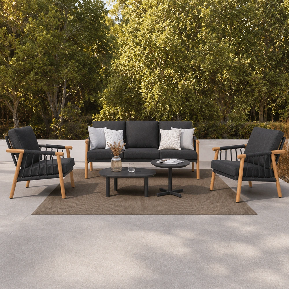 OUT-SFST-FUR-0014_0.webp Outdoor Sofa Set FF Noli Black-Brown - Image 1