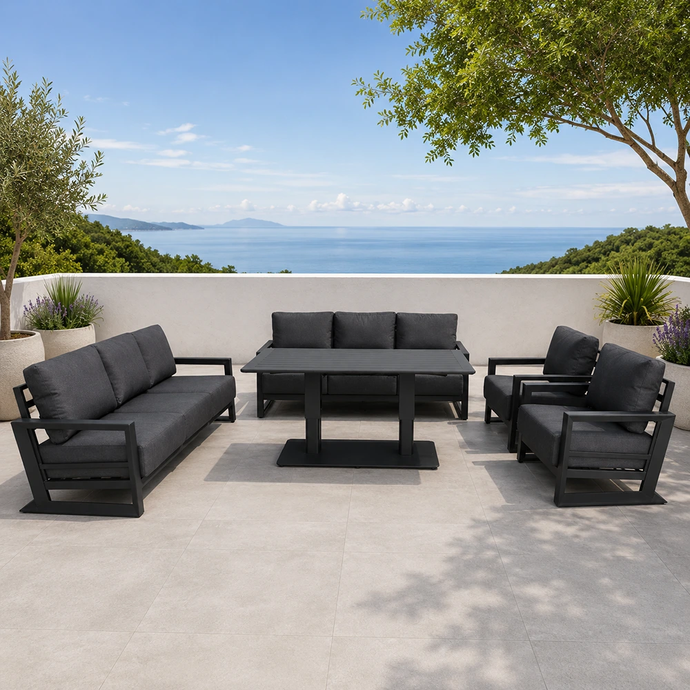 OUT-SFST-FUR-0033_0.webp Outdoor Sofa Set FF 8001-8 Black-grey - Image 1