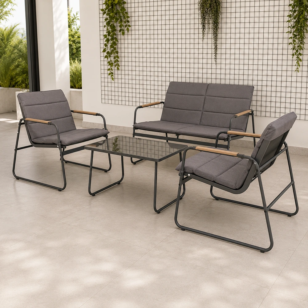 OUT-SFST-FUR-0109_0.webp Outdoor Sofa Set FF VS241 grey - Image 1