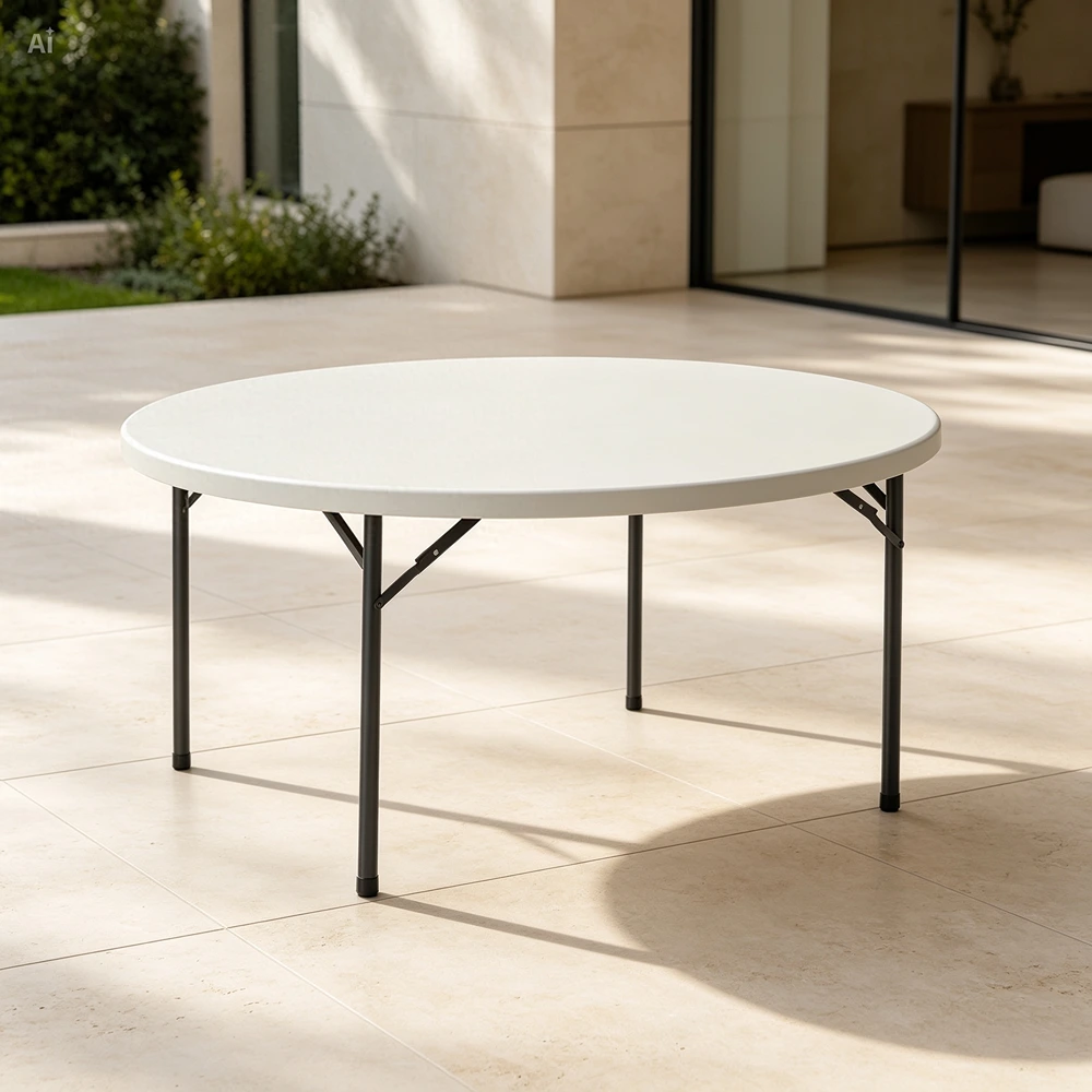 OUT-TBL-FUR-0093_0.webp Table FF ZY120 White - Image 1