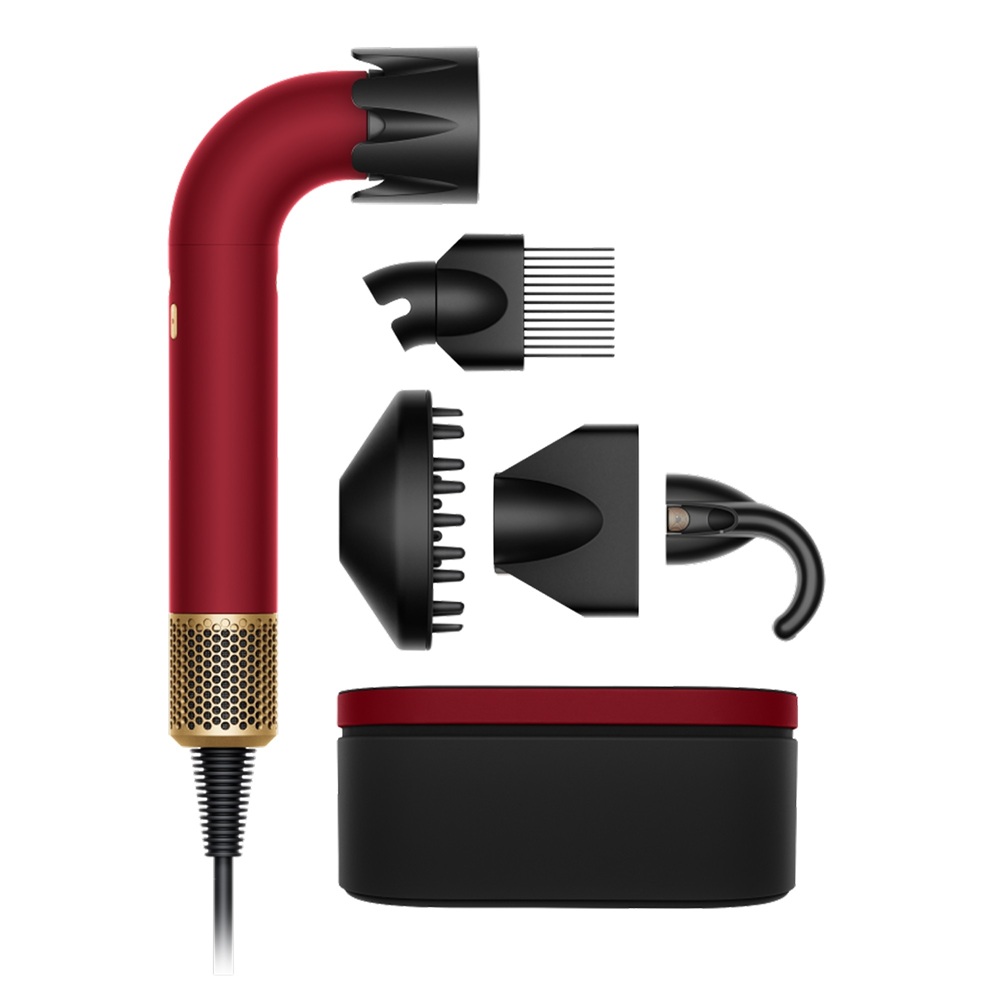30501DYS0030_0 Supersonic R Dyson Red Velvet Curly To Coily - Image 1
