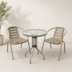 Outdoor Dining Set HF RR2+1-60-G-B2002-CHA