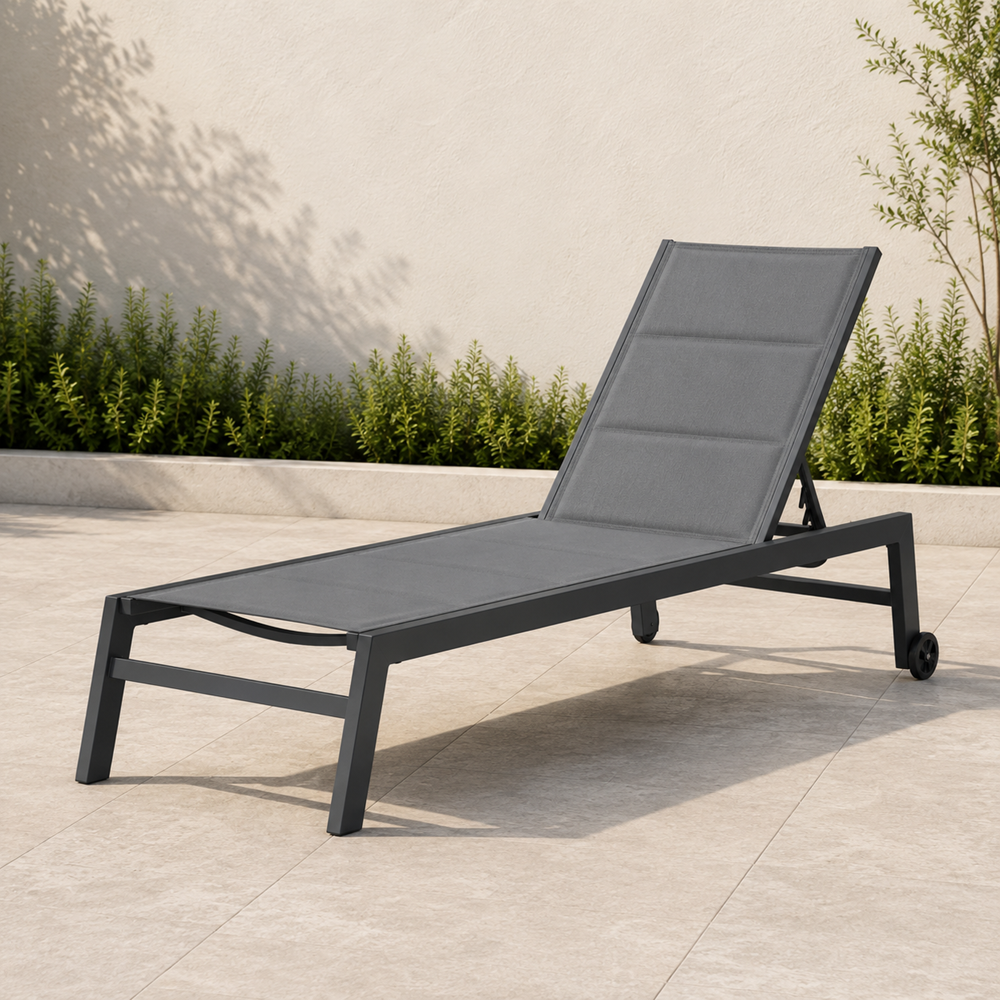 70107AF00007_0.png Sunlounger AF Minori Grey - Image 1