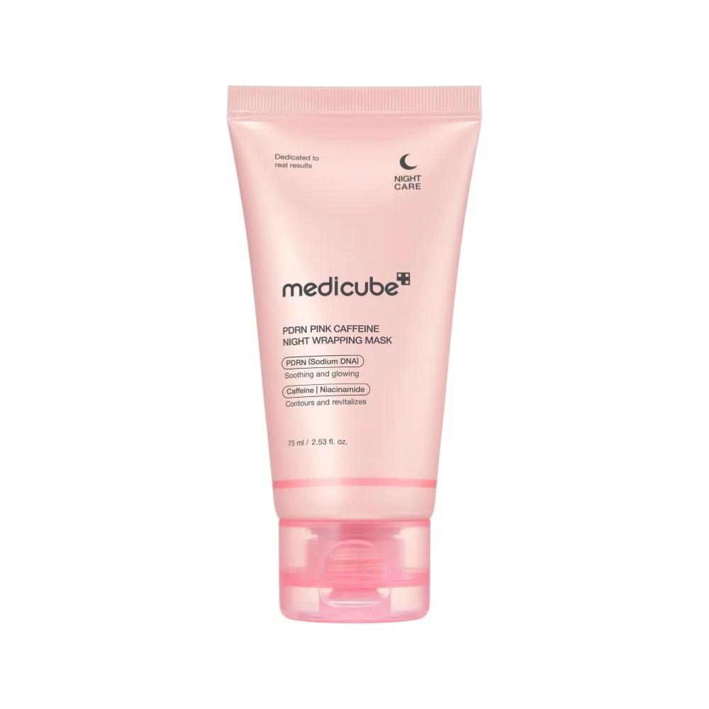 WEB-MED-FD-58_0 Medicube PDRN Pink Caffeine Night Wrapping Mask 75ML - Image 1
