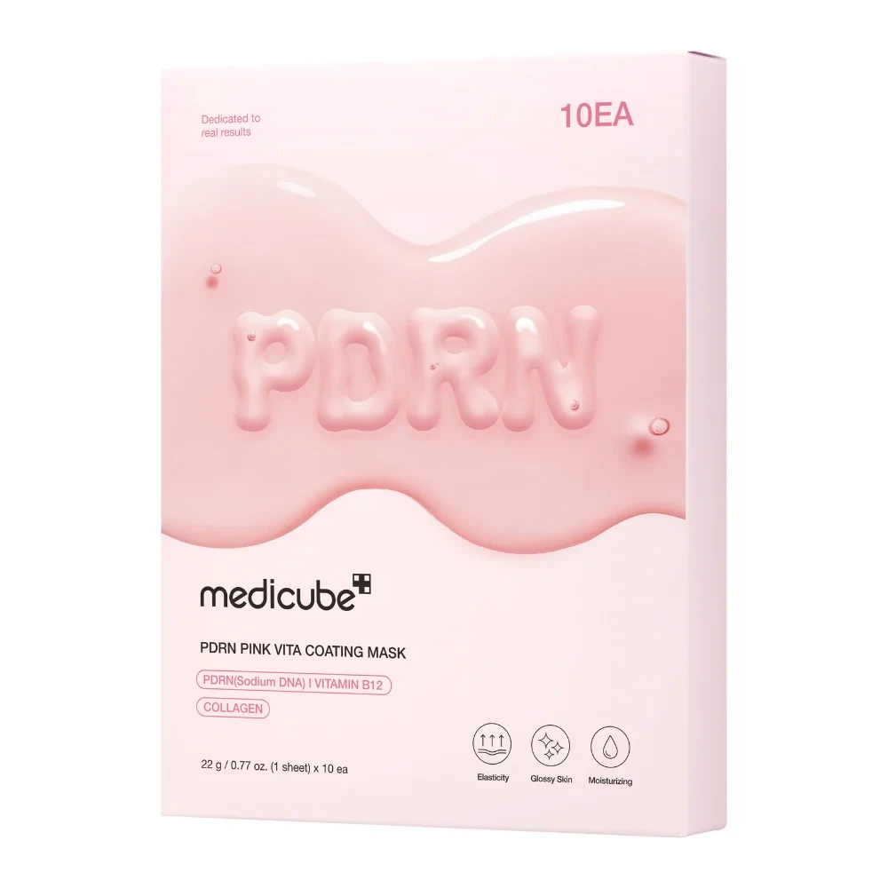 WEB-MED-FD-64_0 Medicube PDRN Pink Vita Coating Mask (10EA) - Image 1