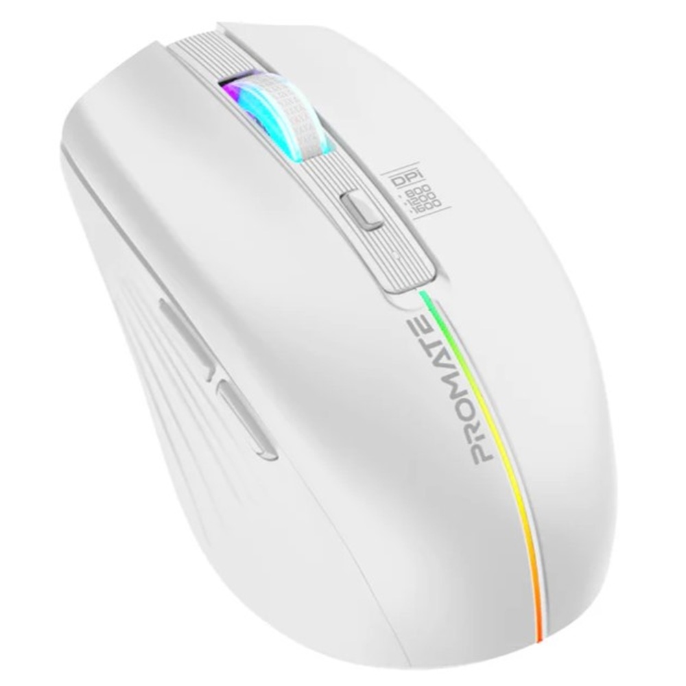 10407PRM0003_0 Mouse Promate Kitt White - Image 1